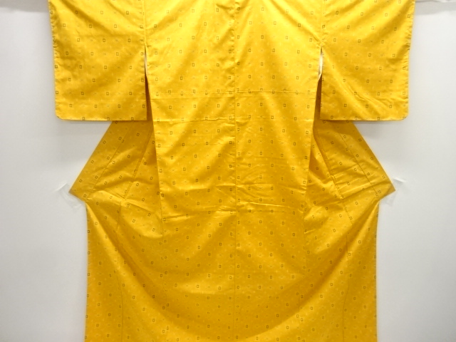 未使用品　絣柄織り出し手織り紬着物